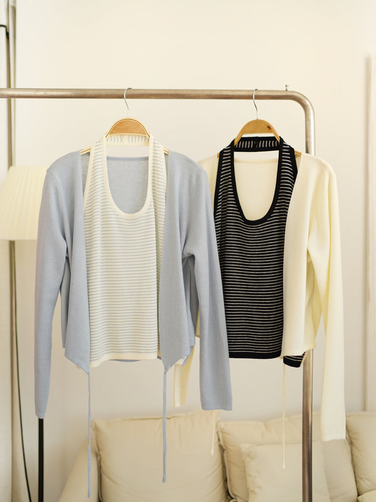 Harper Knit Halter Top Set - LovelyMadness Clothing Malaysia