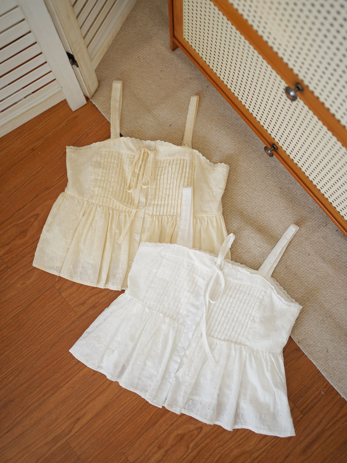 Genevieve Crochet Eyelet Top - LovelyMadness Clothing Malaysia