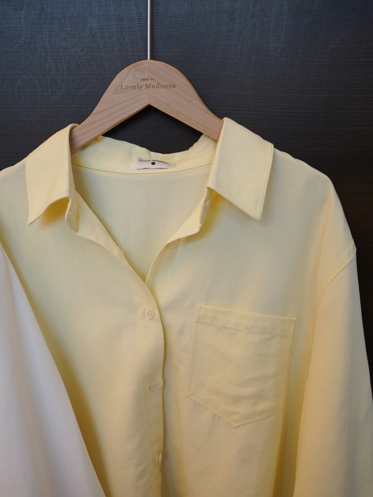 [Lm.Made] Avery Oxford Boxy Shirt (Anti-wrinkle fabric)
