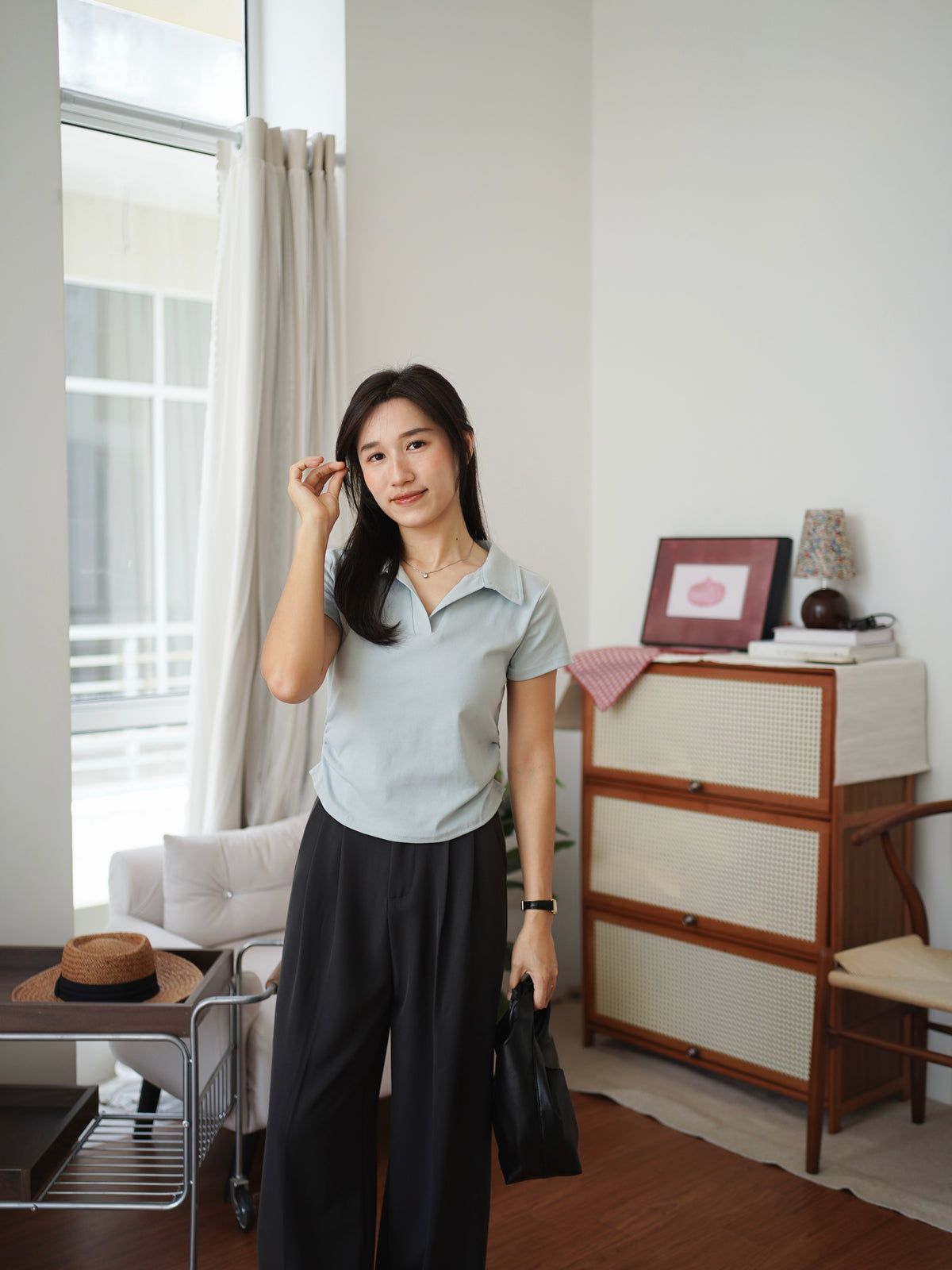 Ophelia Collar Top - LovelyMadness Clothing Malaysia