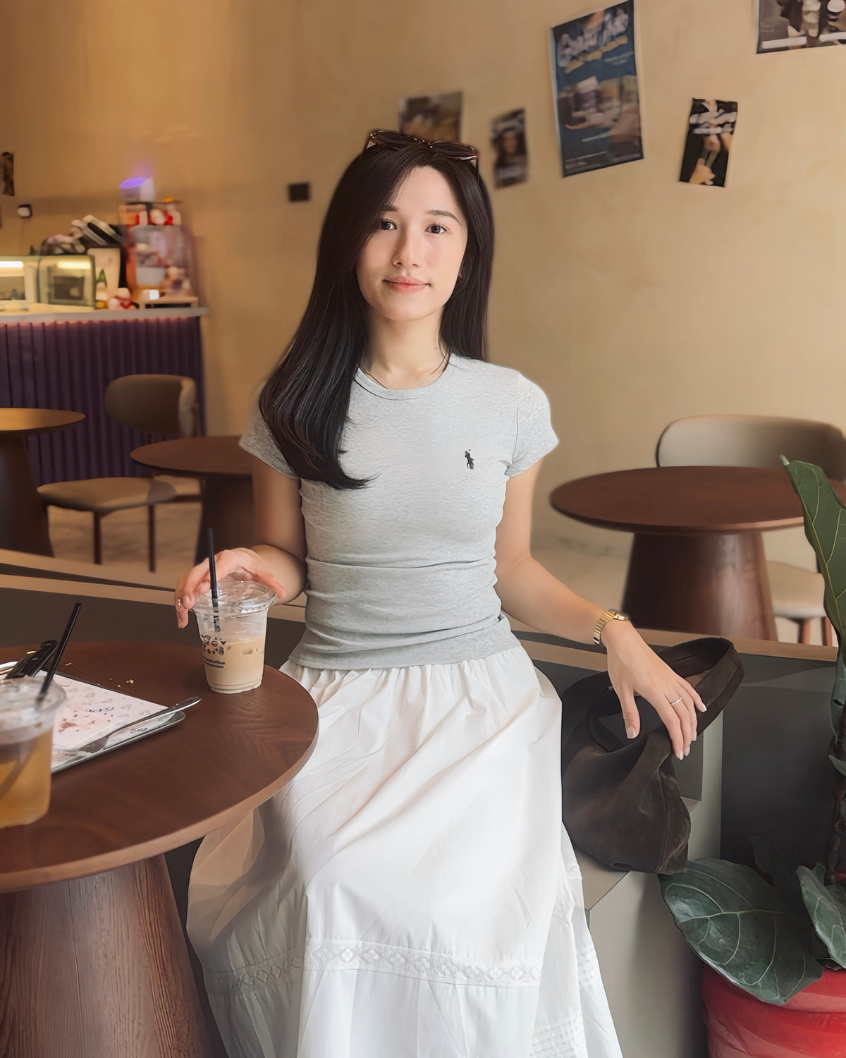 Polo Fitted Cotton Tee - LovelyMadness Clothing Malaysia