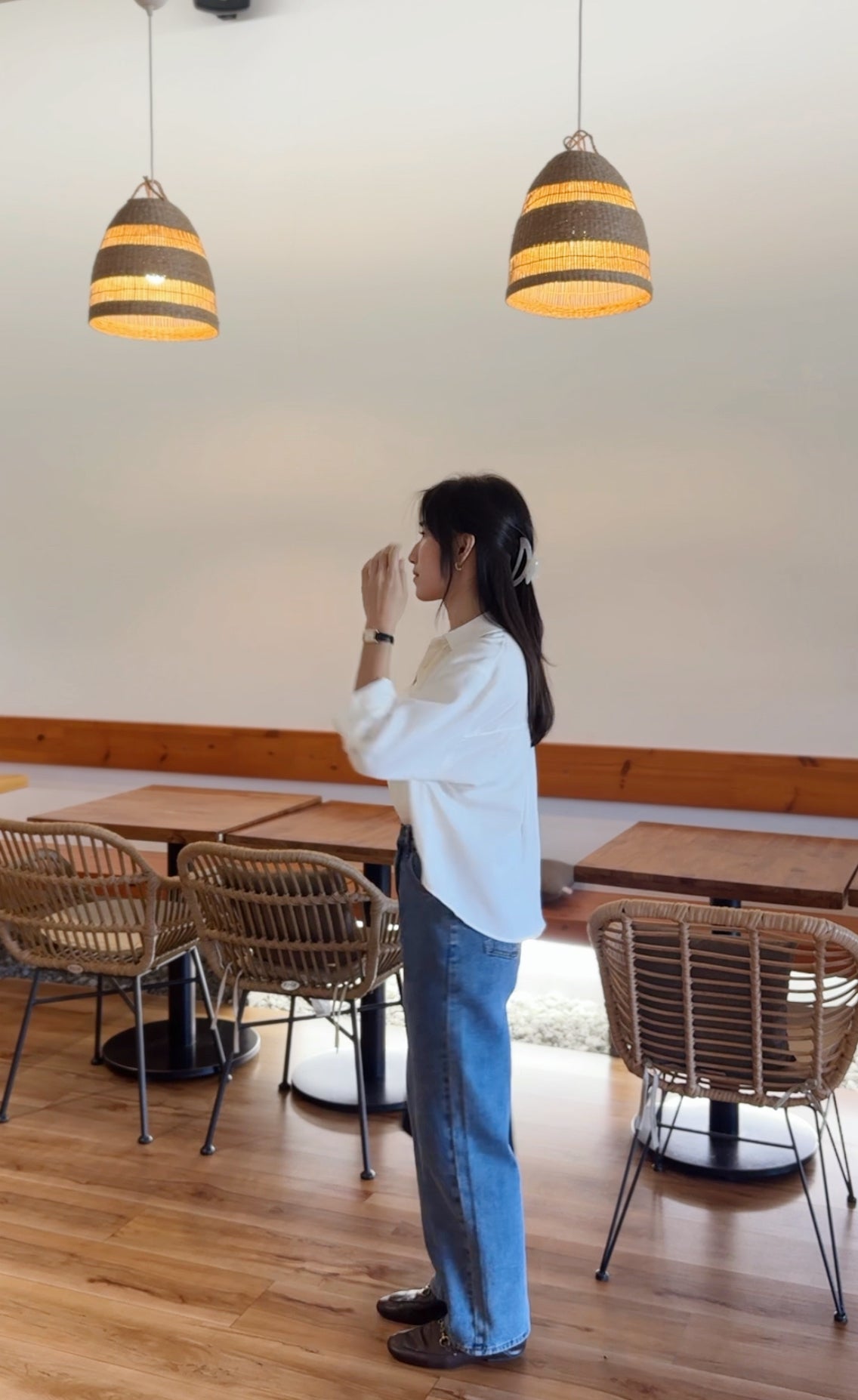 [Lm.Made] Avery Oxford Boxy Shirt (Anti-wrinkle fabric)