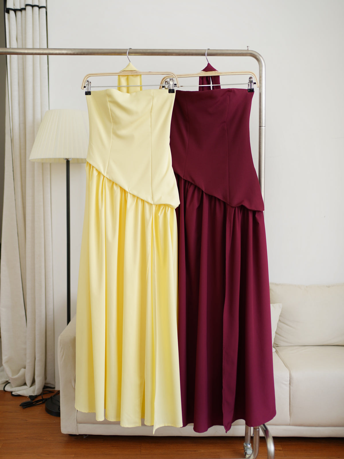 Celestia Split Midaxi Dress - LovelyMadness Clothing Malaysia