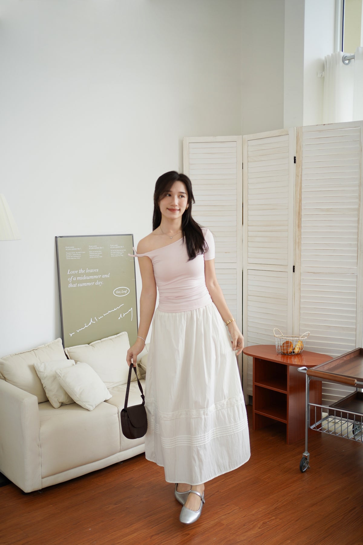 Moniss Oblique Padded Top - LovelyMadness Clothing Malaysia