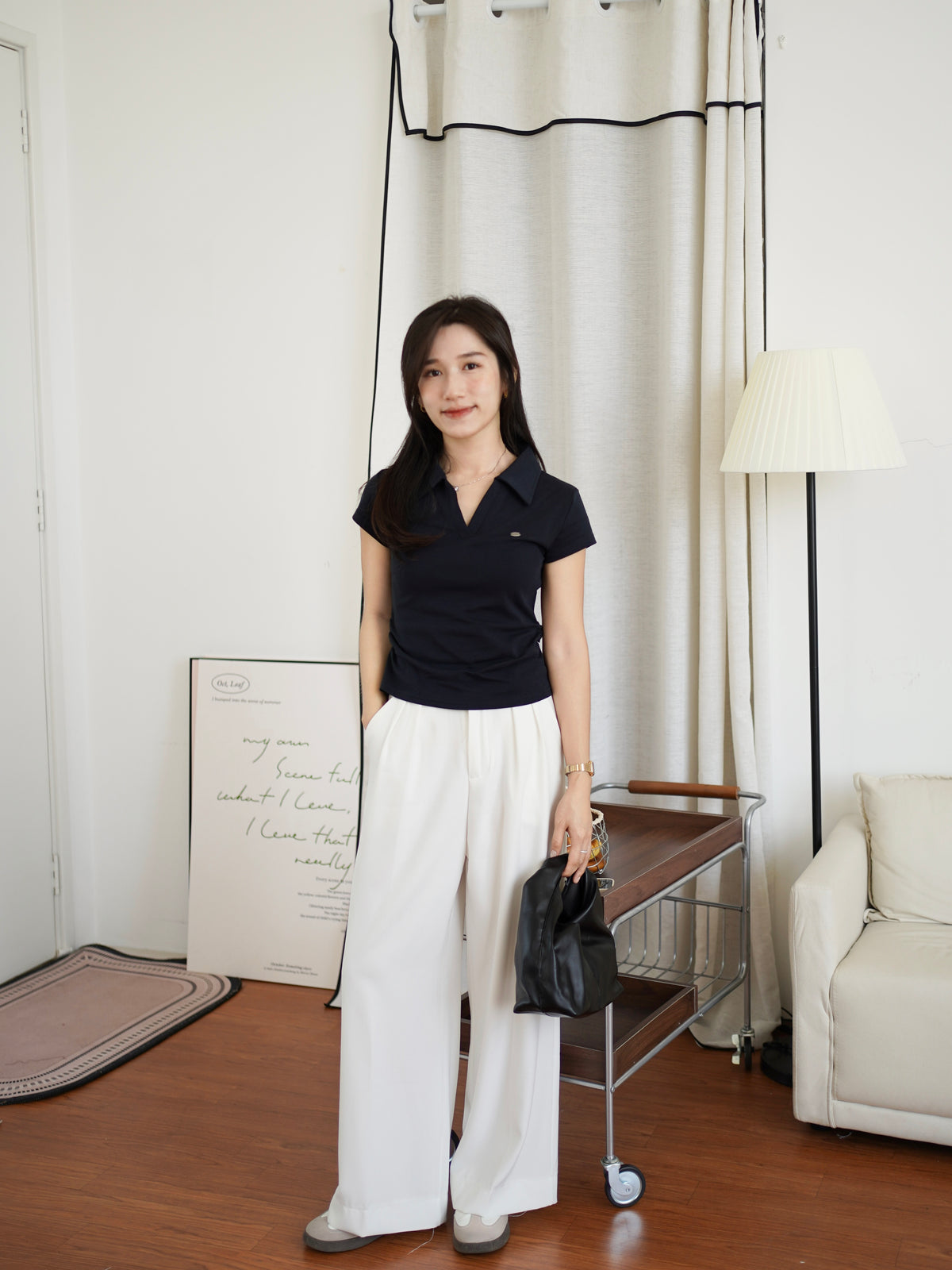 Polo Collar Top - LovelyMadness Clothing Malaysia