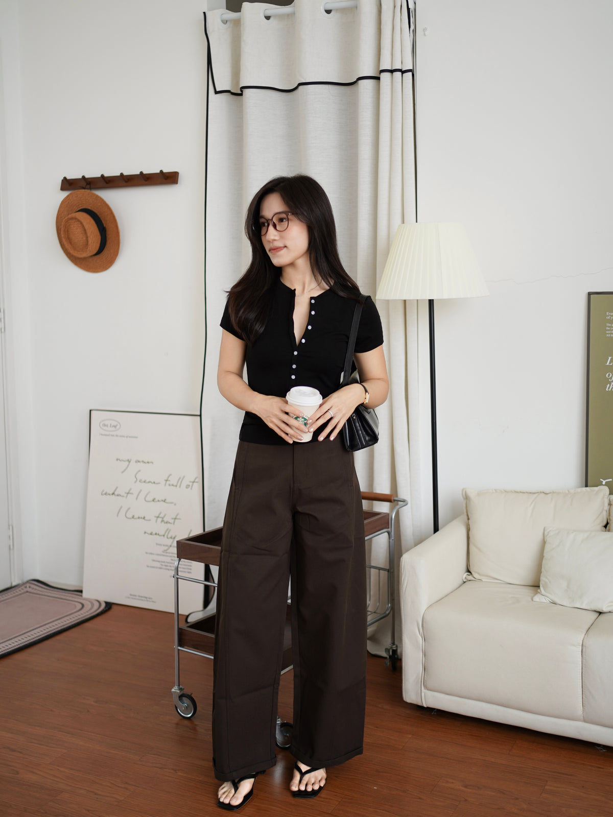 Zara Button Down Top