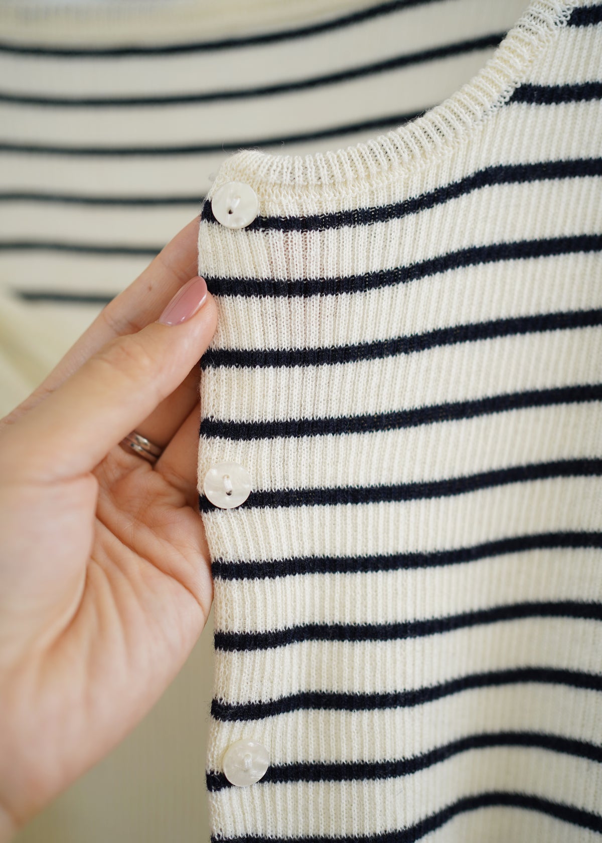 Wendy Stripe Knit Tank Set