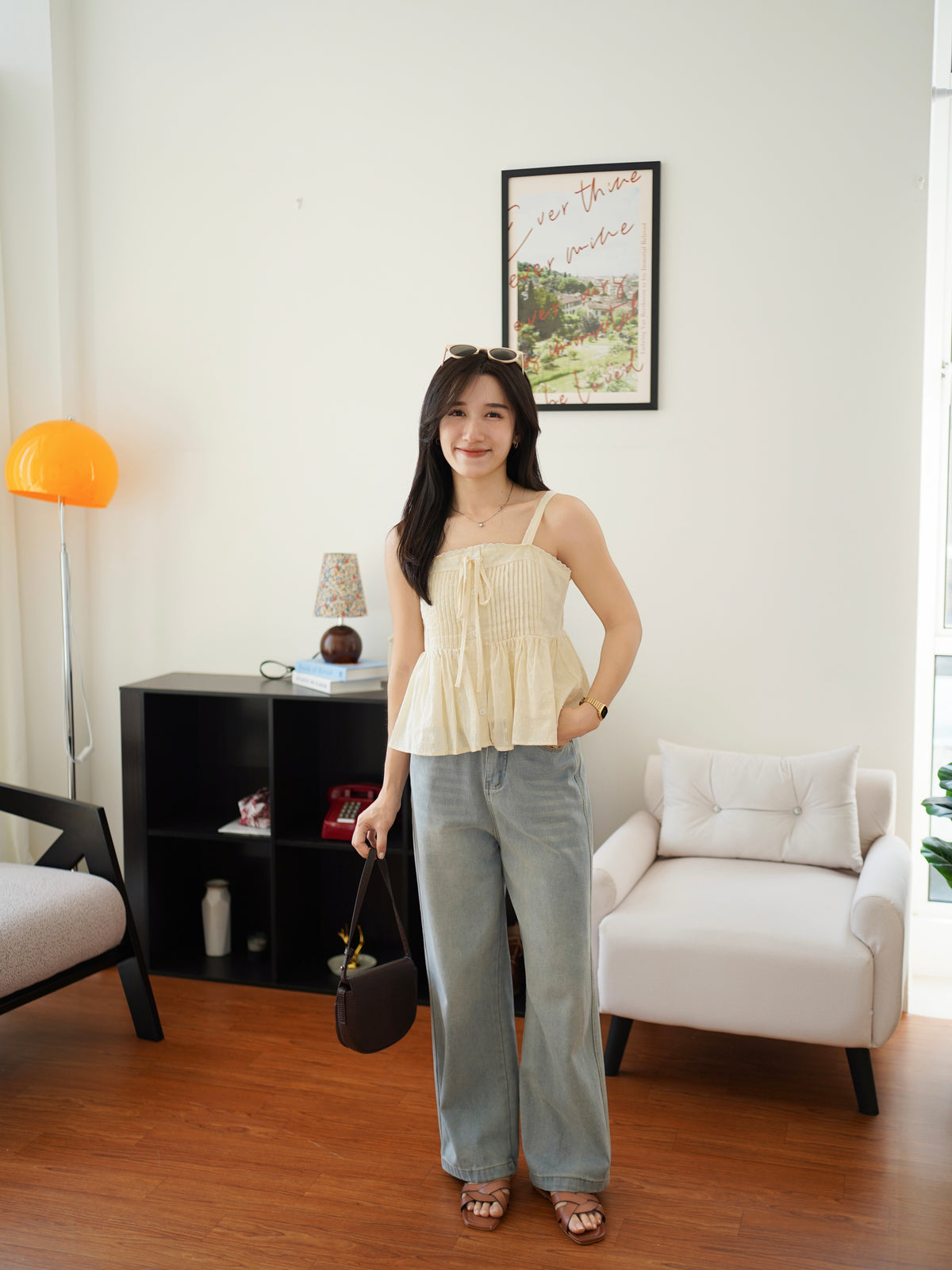 Genevieve Crochet Eyelet Top - LovelyMadness Clothing Malaysia