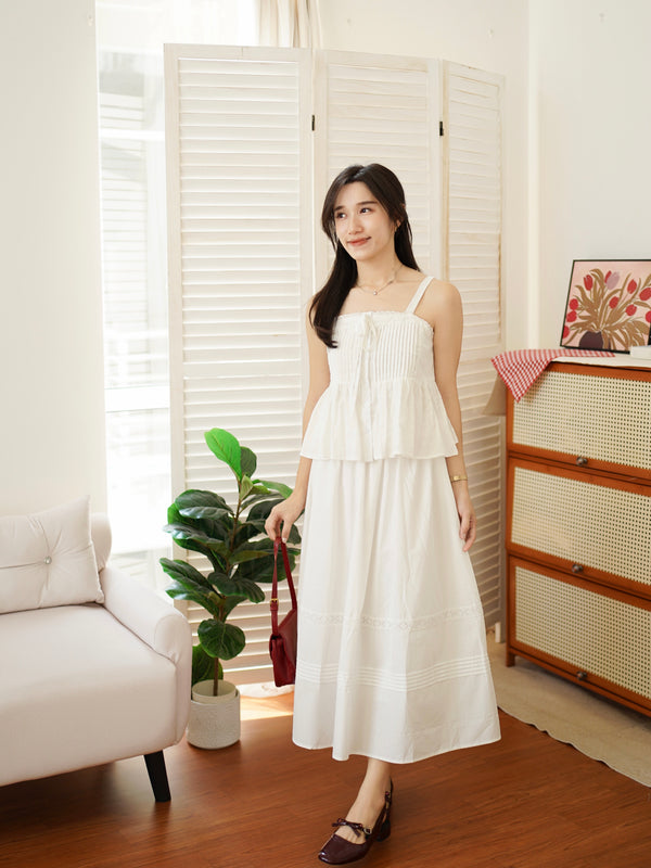 Genevieve Crochet Eyelet Top