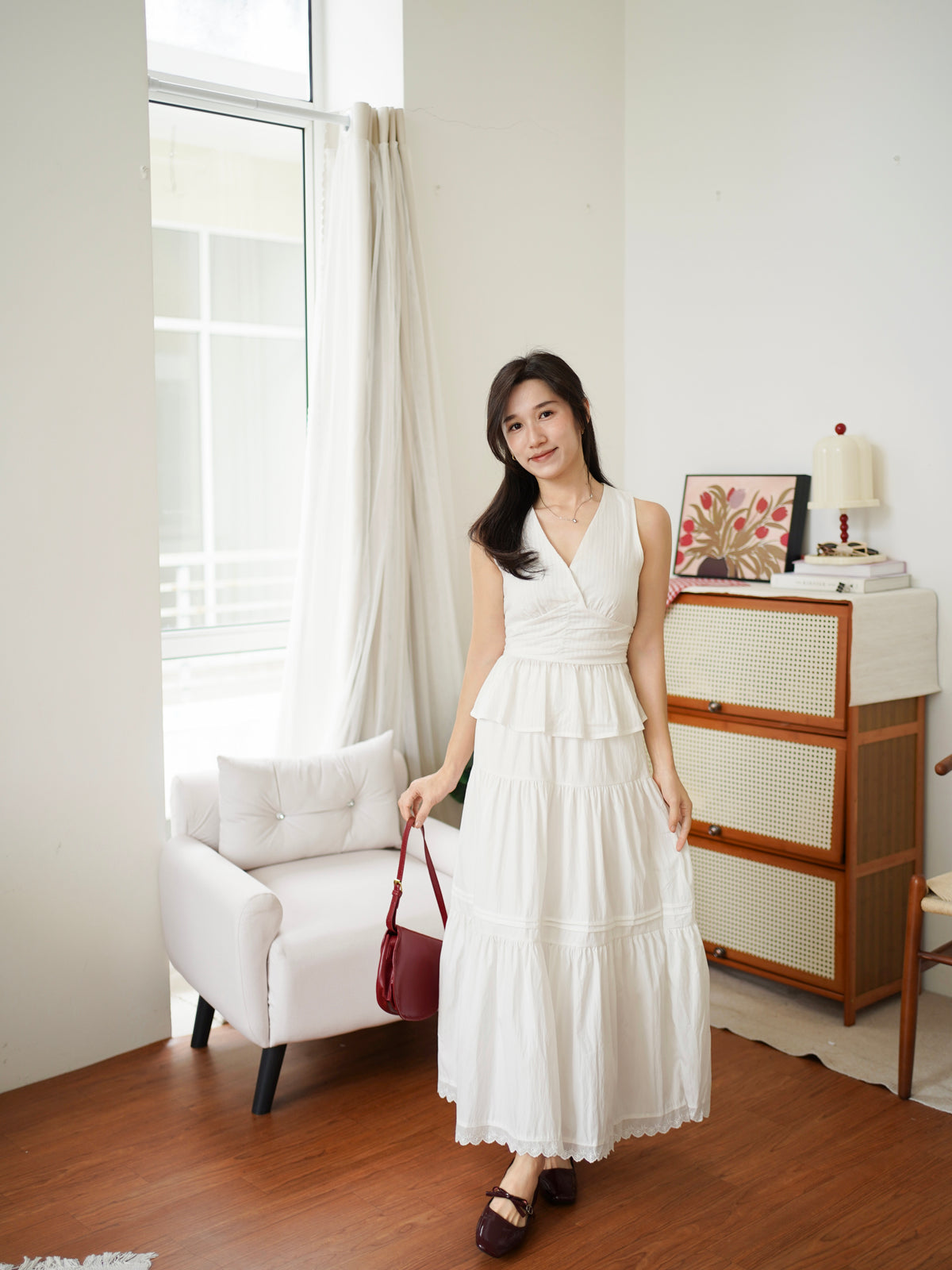 Samantha Ruffle Hem Top - LovelyMadness Clothing Malaysia