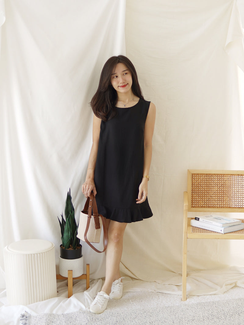 MARITA TRUFFLE ALINED DRESS (Including White Tee)