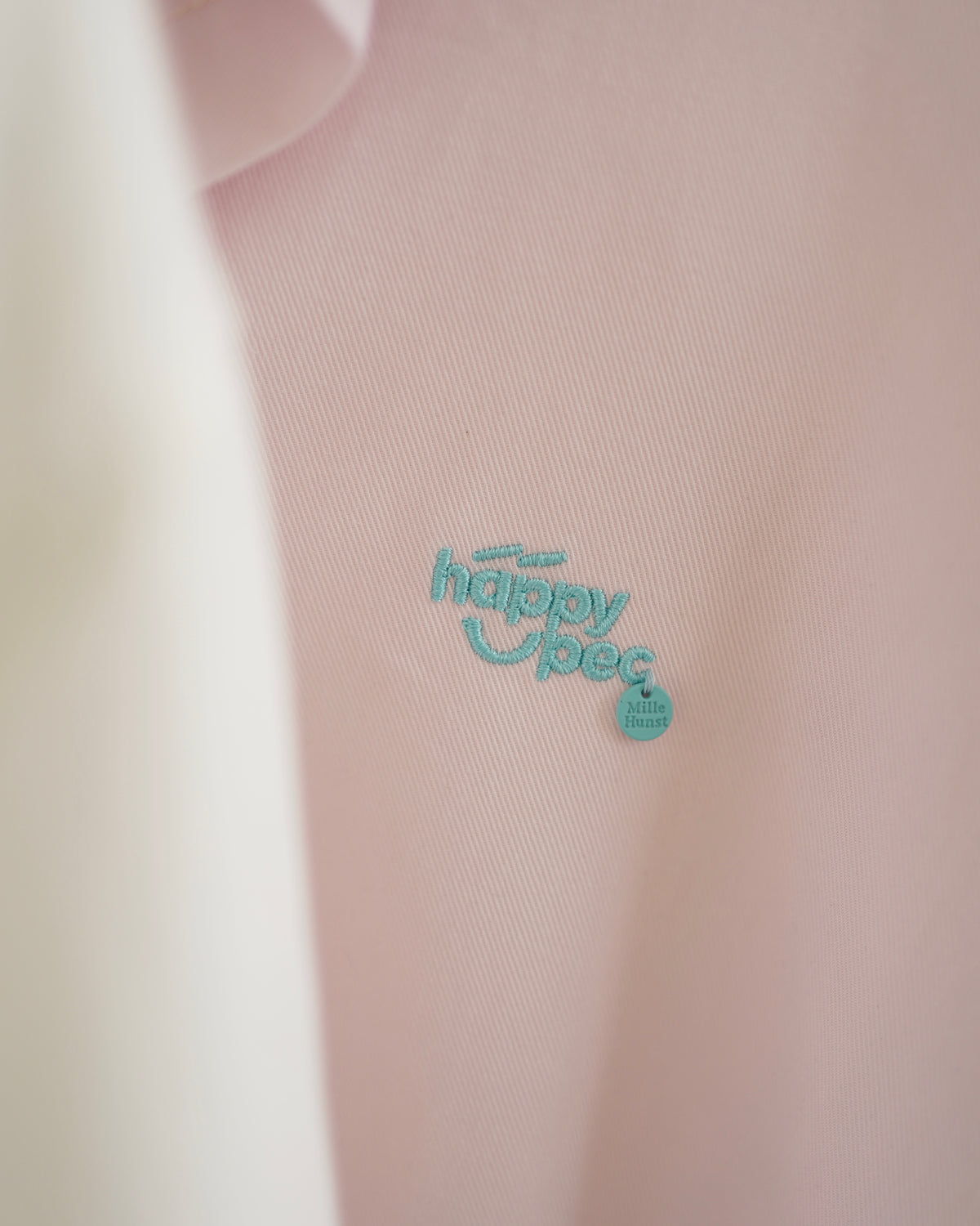 Embroidery Boxy Shirt (Anti-wrinkle fabric)
