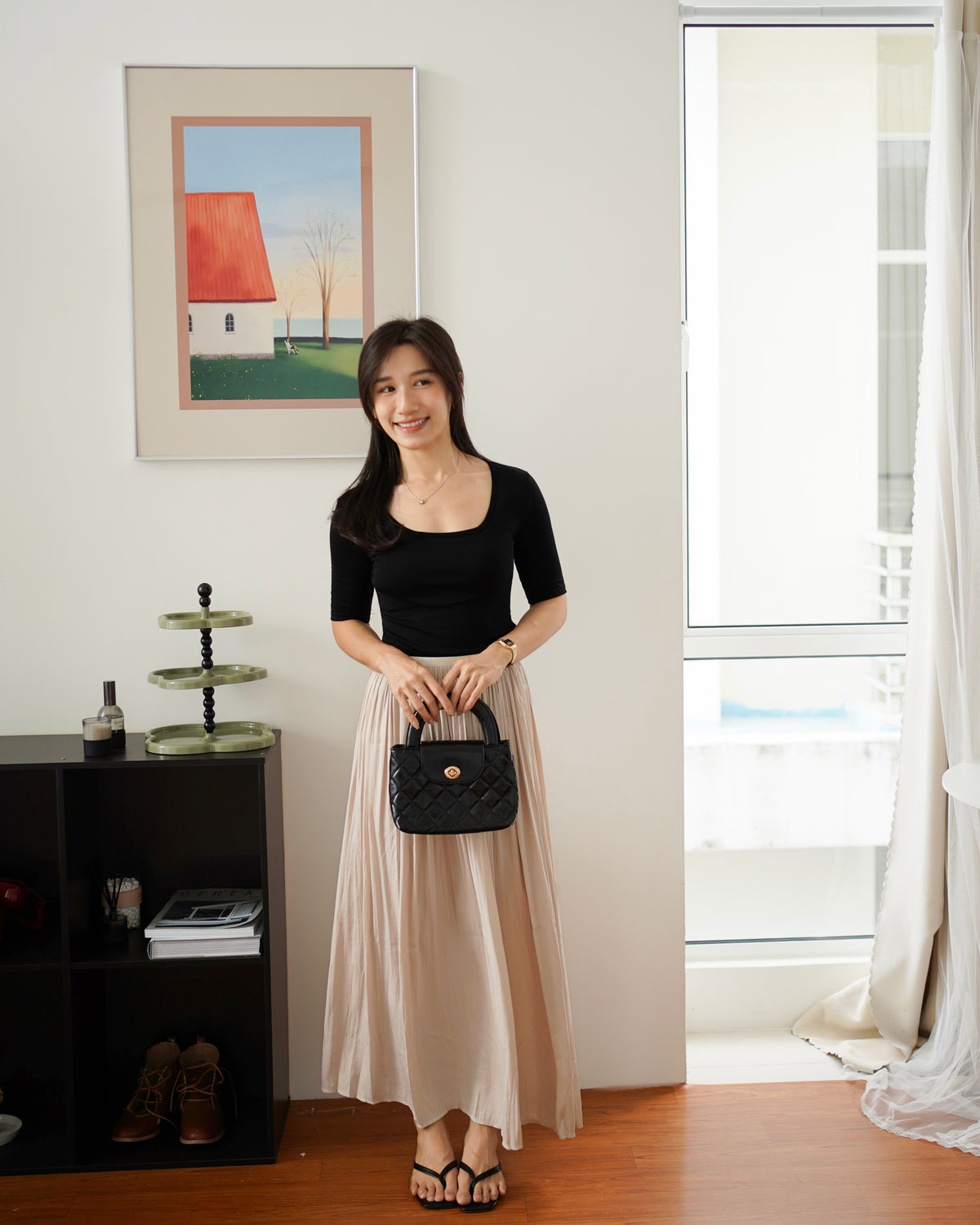 Flowy Pleated Skirt