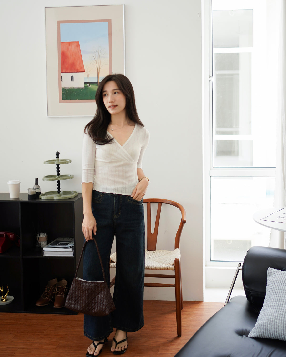 Janessa Textured Knit Top