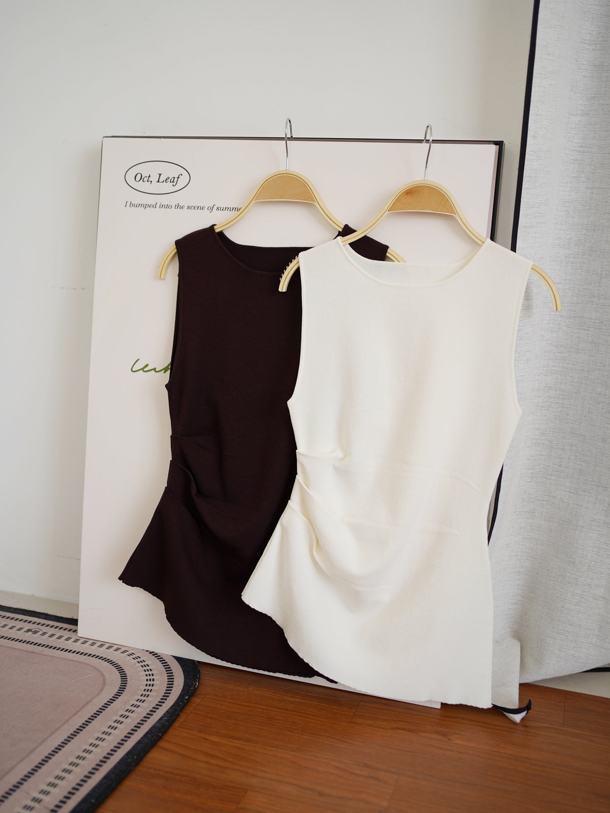 Katie Knit Side Ruched Top