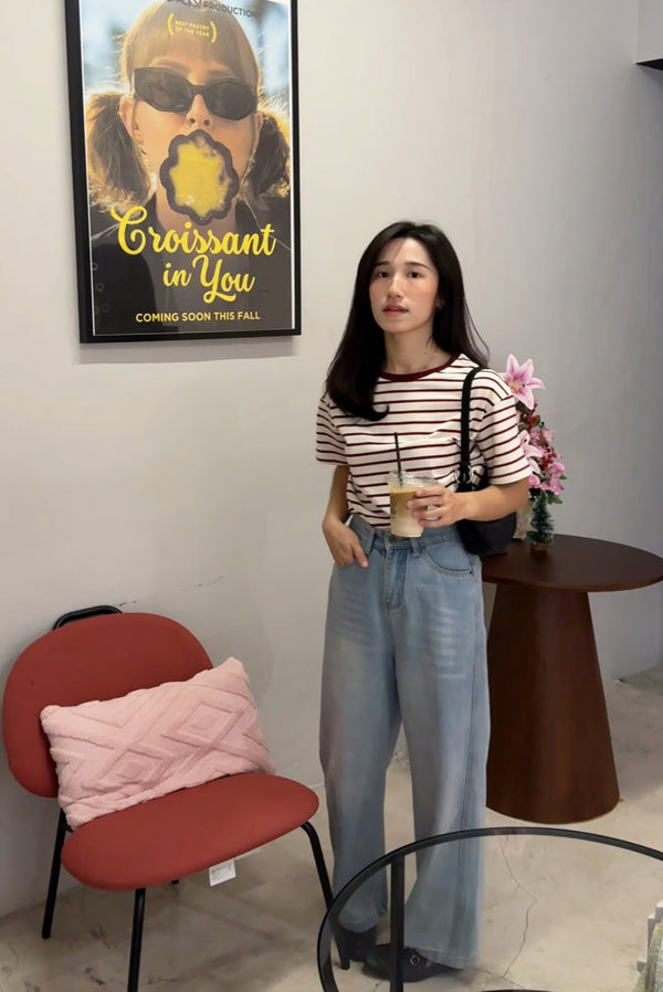Veron Stripe Top - LovelyMadness Clothing Malaysia