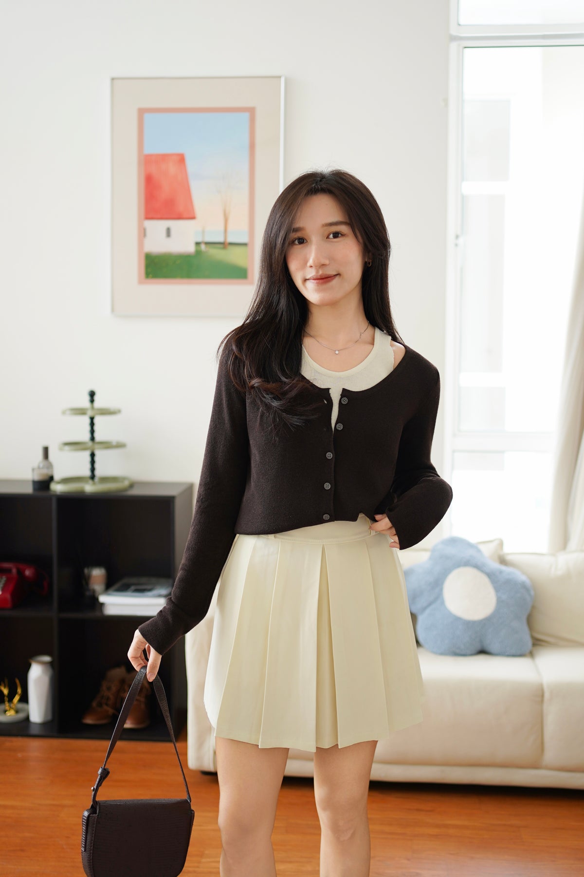 Venice Faux Layer knit Top