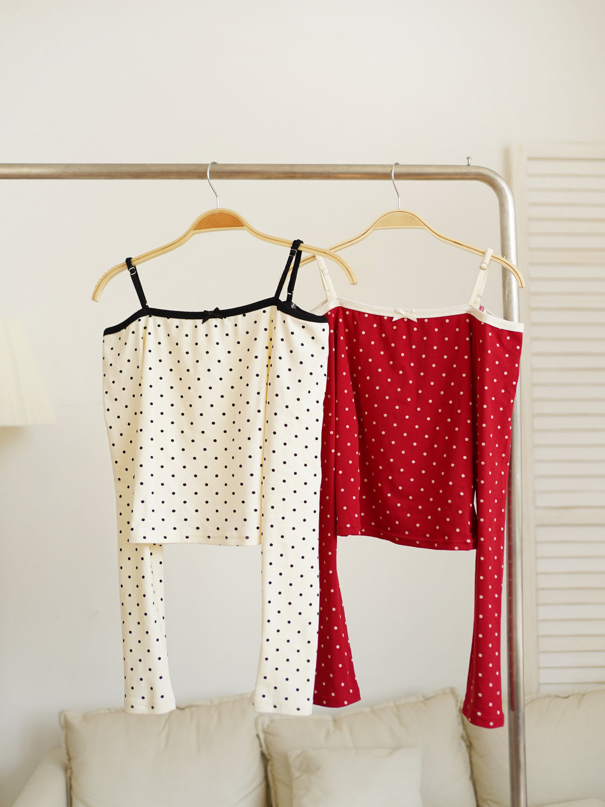 Polka Dot Long Sleeve Top - LovelyMadness Clothing Malaysia