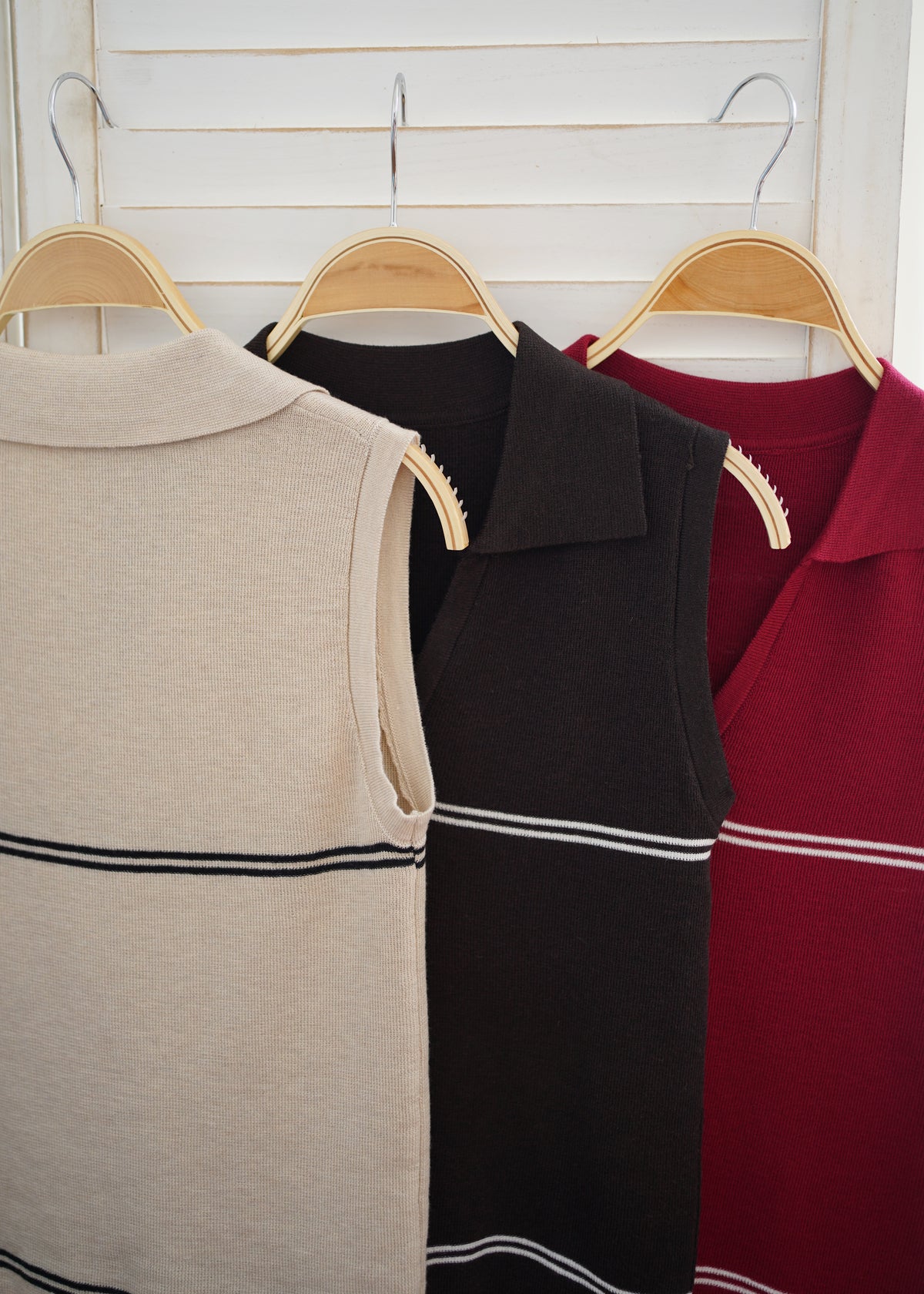 France Polo Knit Top