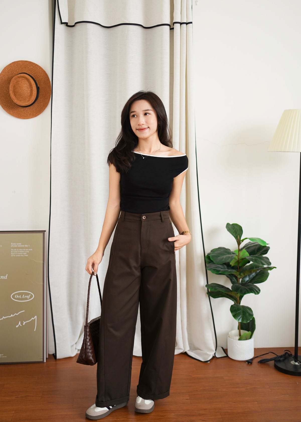 Peggy Contrast Top