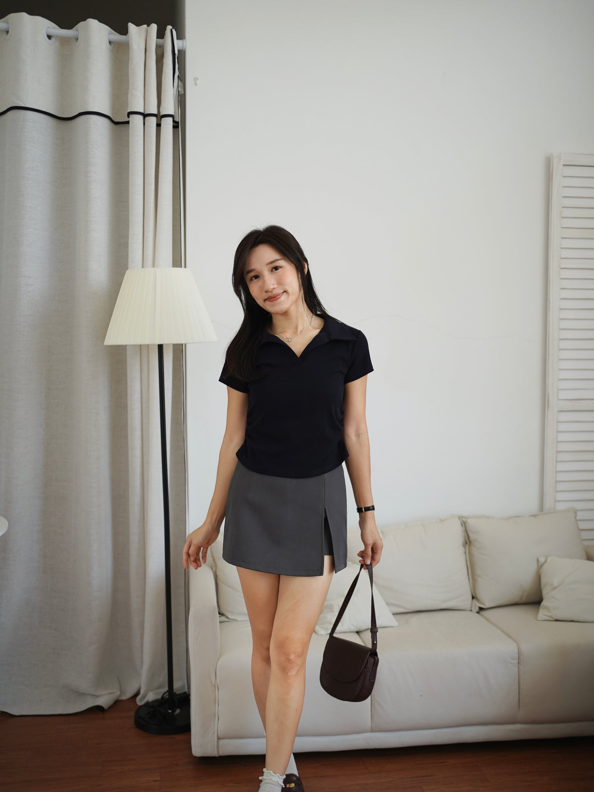 Ophelia Collar Top - LovelyMadness Clothing Malaysia