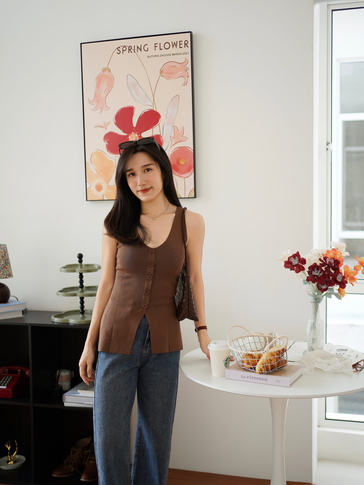 Rumi Peplum Vest Top - LovelyMadness Clothing Malaysia