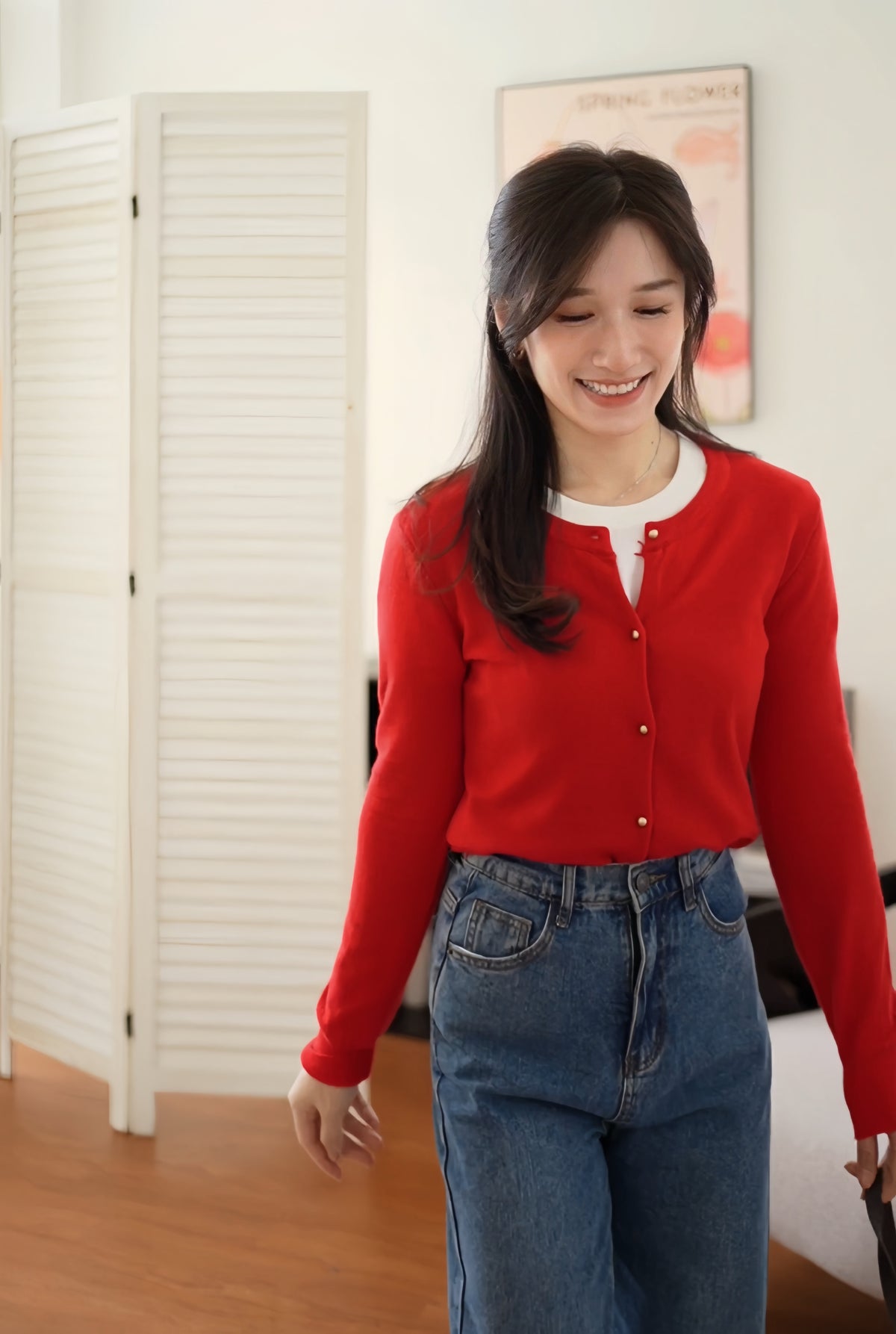 Button Knit Cardigan - LovelyMadness Clothing Malaysia