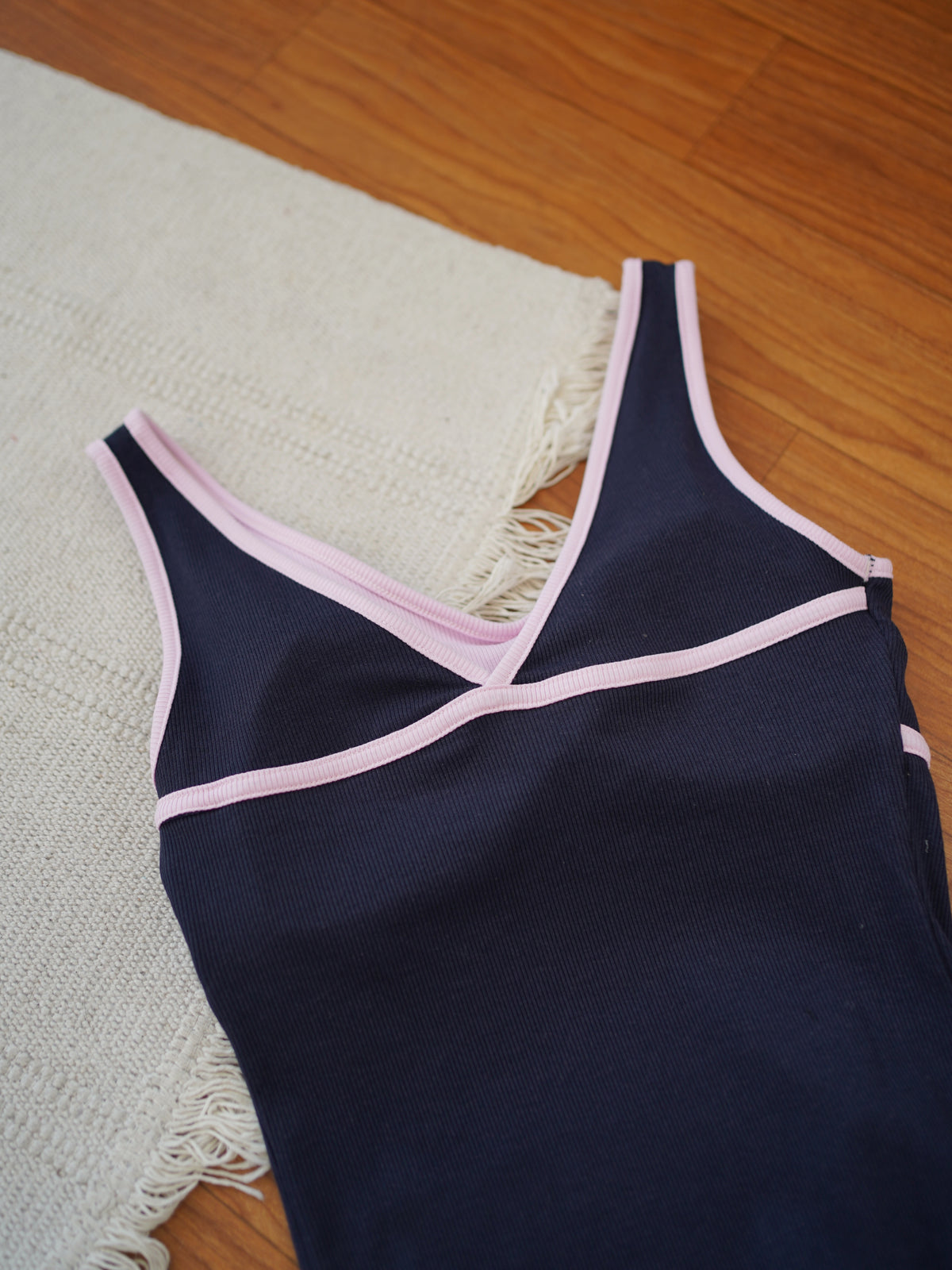 Jennie Contrast Padded Top