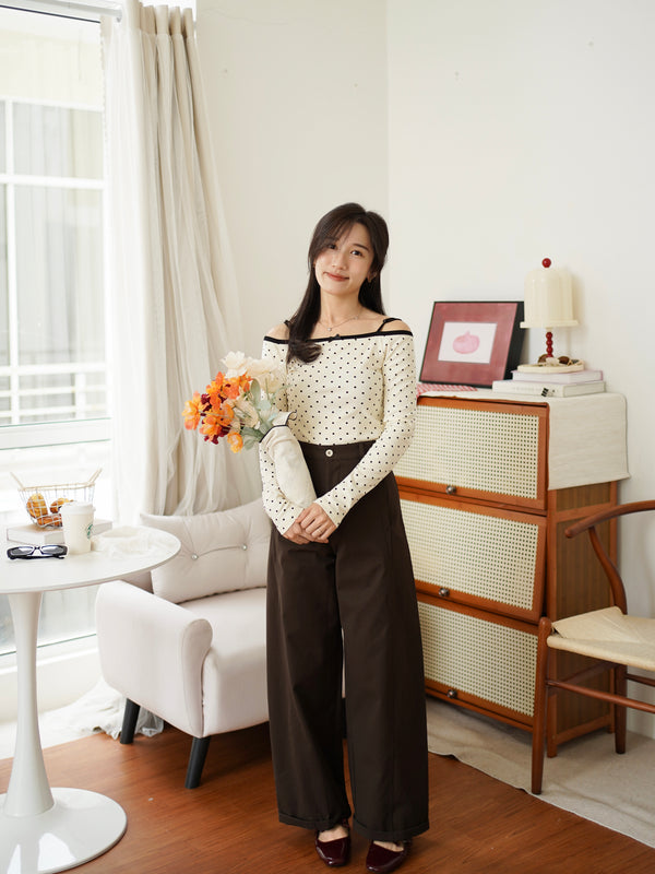 Elliot Wide Leg Trouser - LovelyMadness Clothing Malaysia
