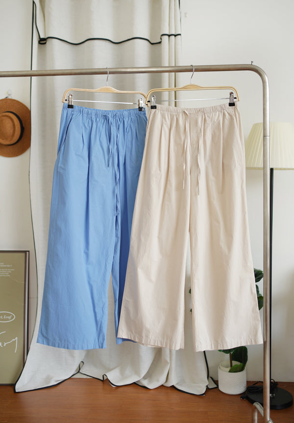Breezy Drawstring Wide-Leg Pants - LovelyMadness Clothing Malaysia