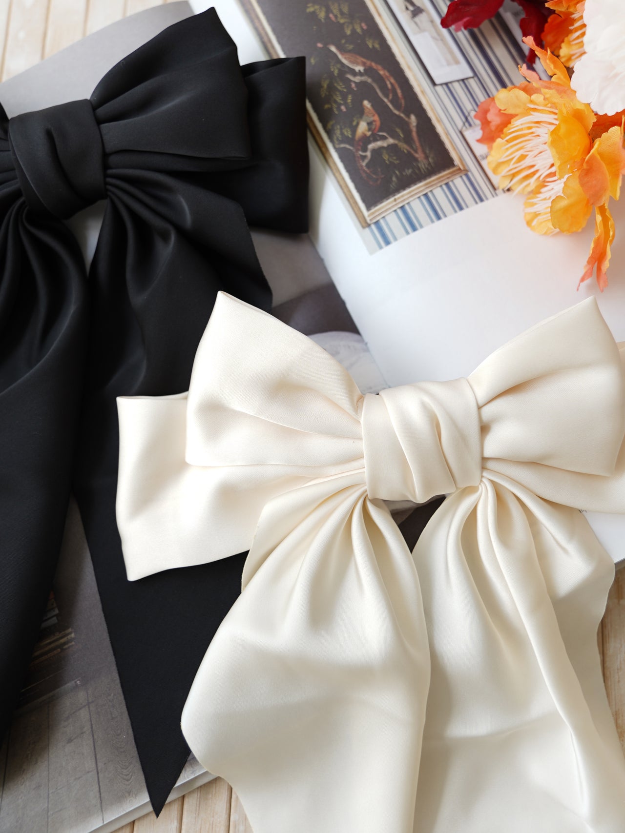 SATIN RIBBON HAIR CLIP LovelyMadness Clothing Malaysia