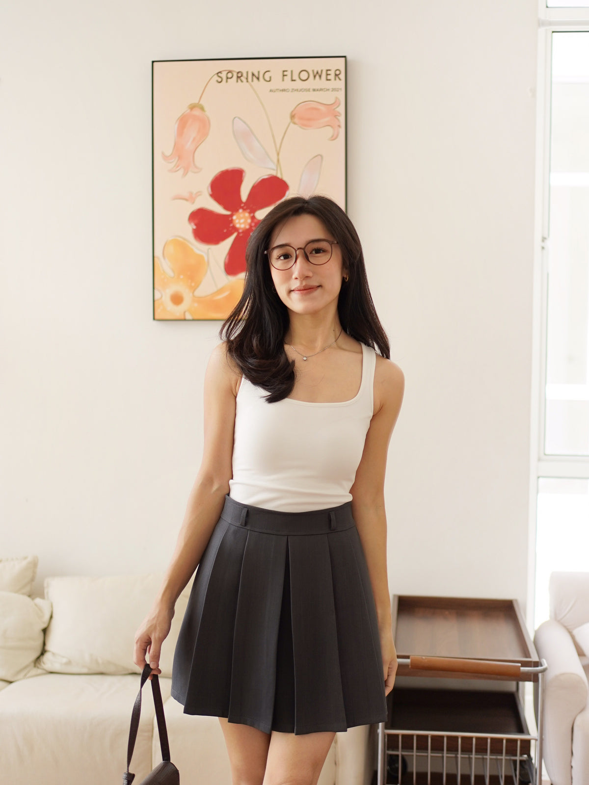 Alicia Scoop Padded Top