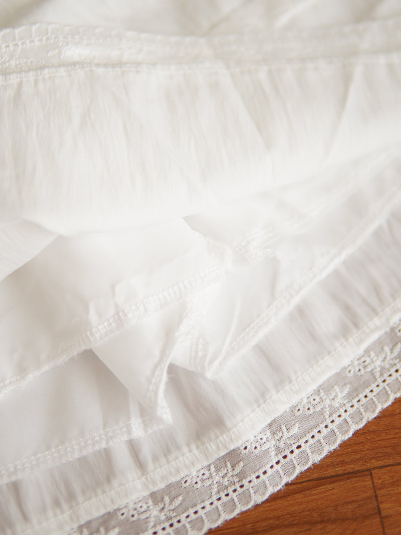 Sophia Lace Trimmed Skirt