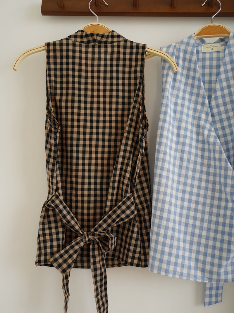 Serena Plaid Top