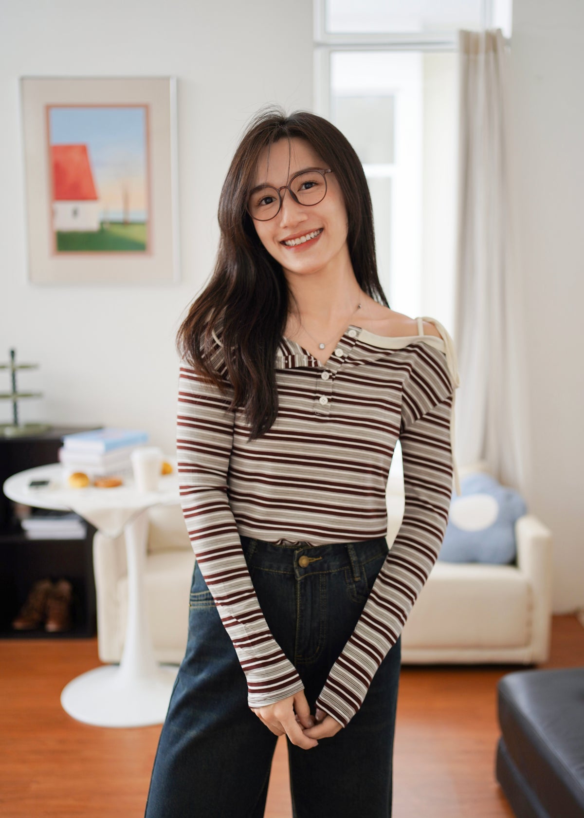 Zendaya Stripe Blouse