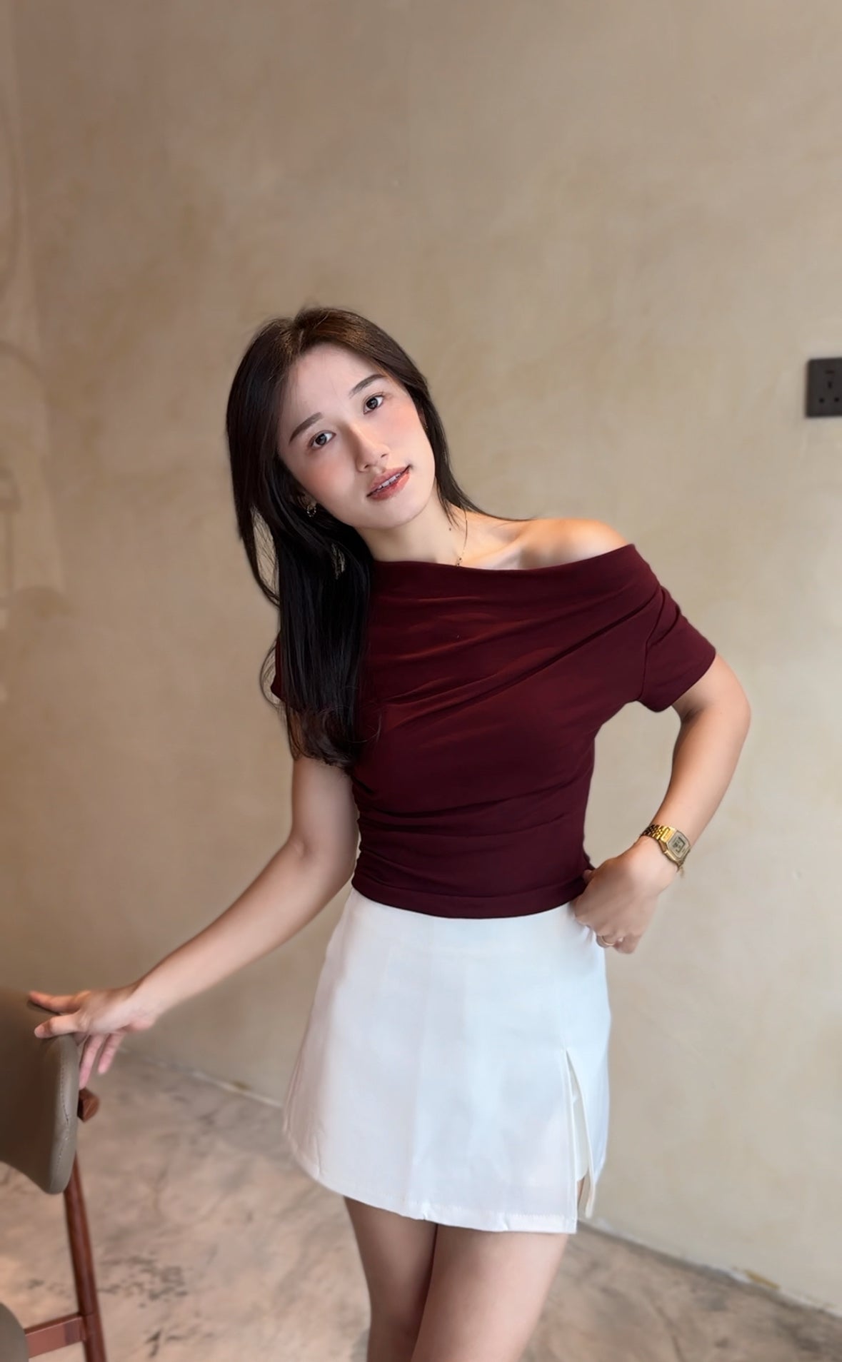 Ariel Drape Top (2 ways top)