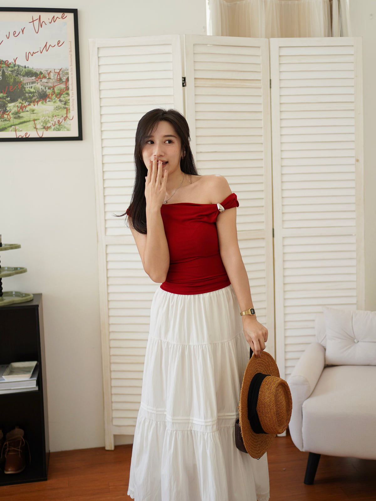 Belle Twisted Padded Top - LovelyMadness Clothing Malaysia