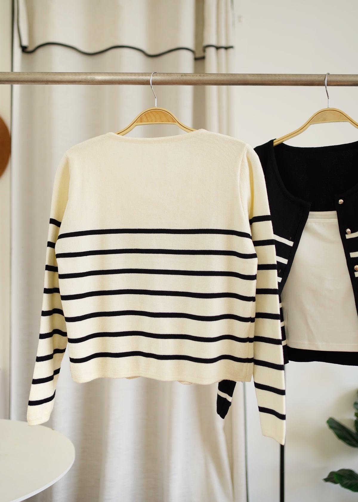 Arivere Knit Stripe Outer / Top