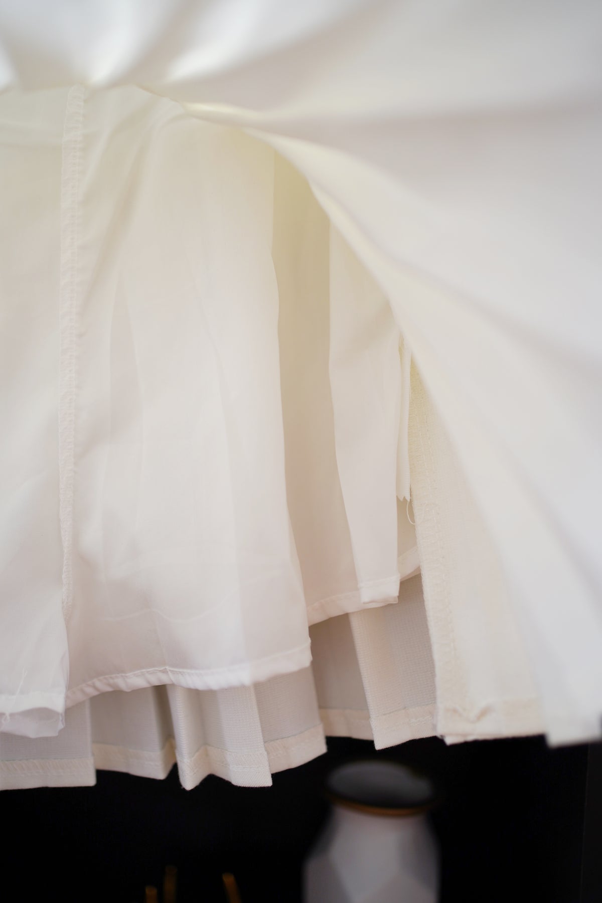 White Pleat Skirt