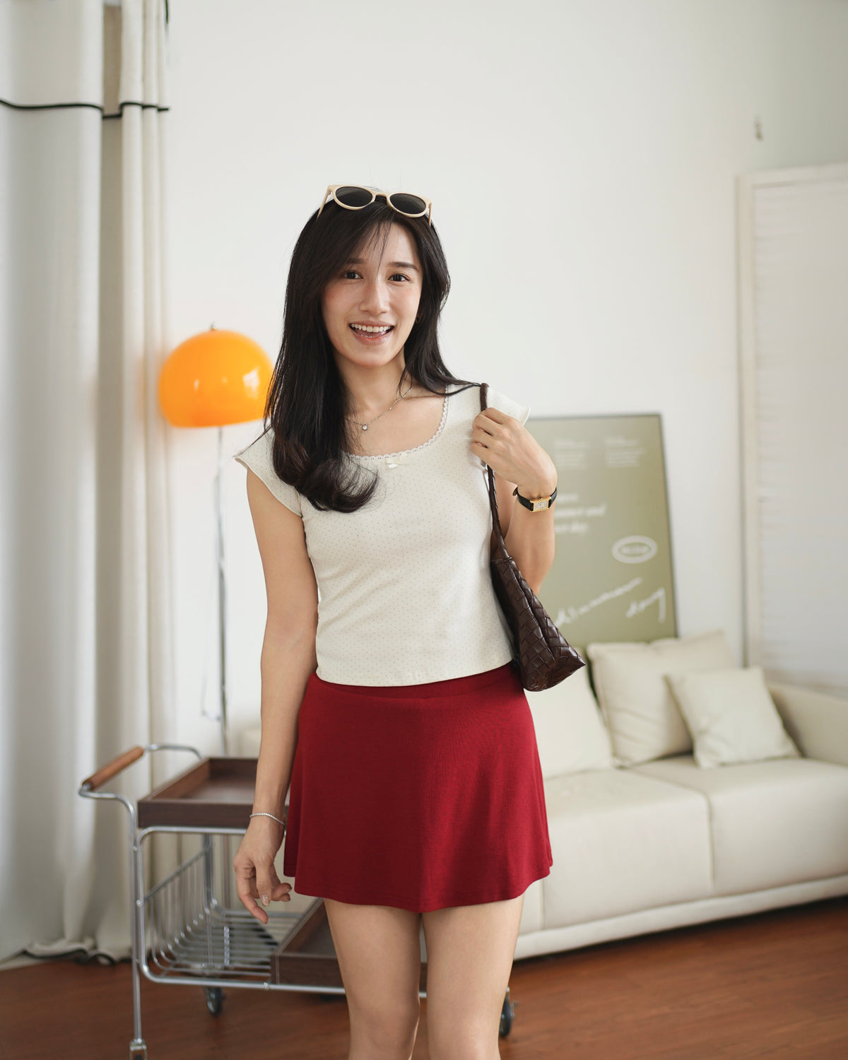 Charlotte Eyelet Lace Top - LovelyMadness Clothing Malaysia