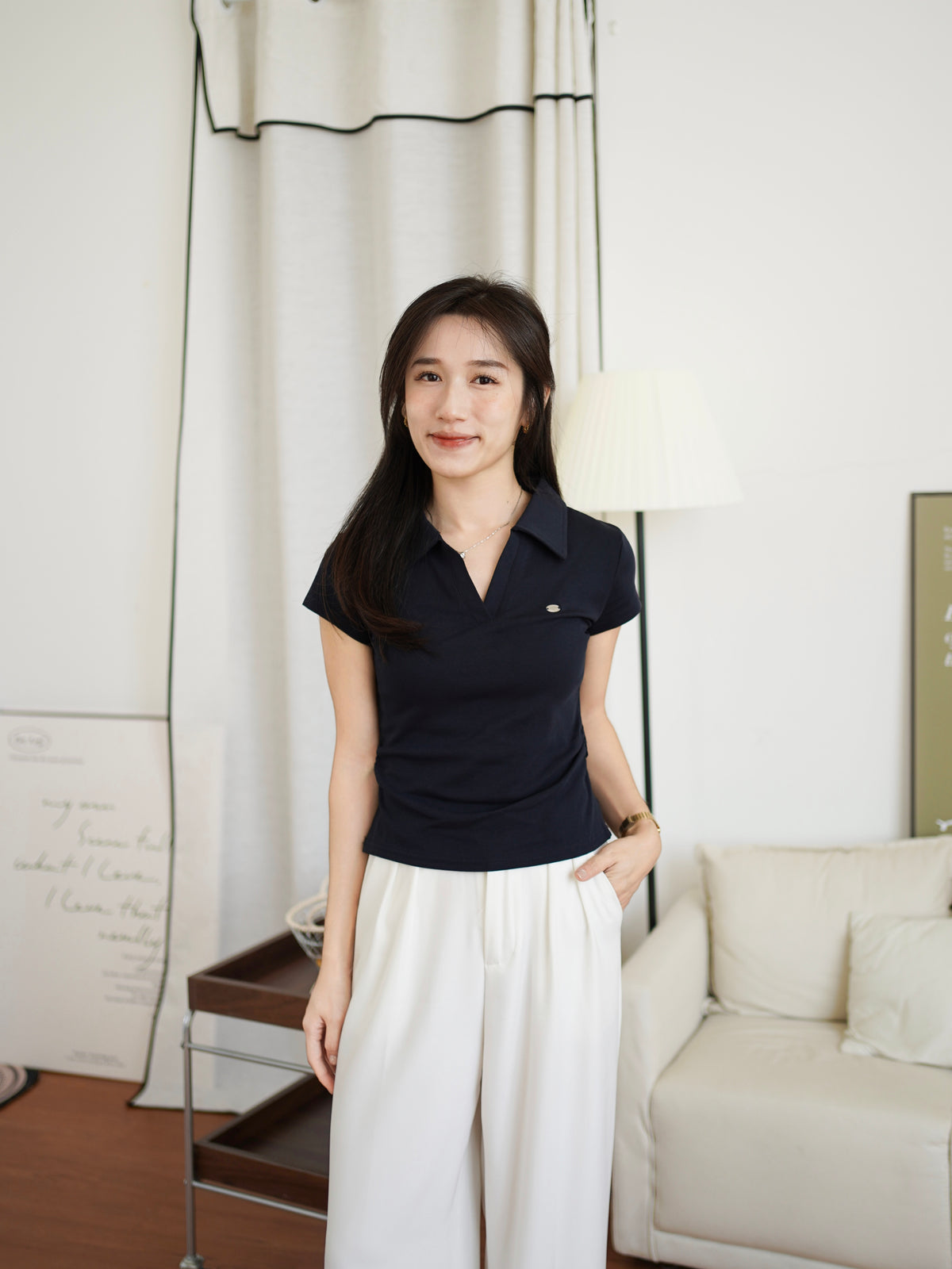 Polo Collar Top - LovelyMadness Clothing Malaysia