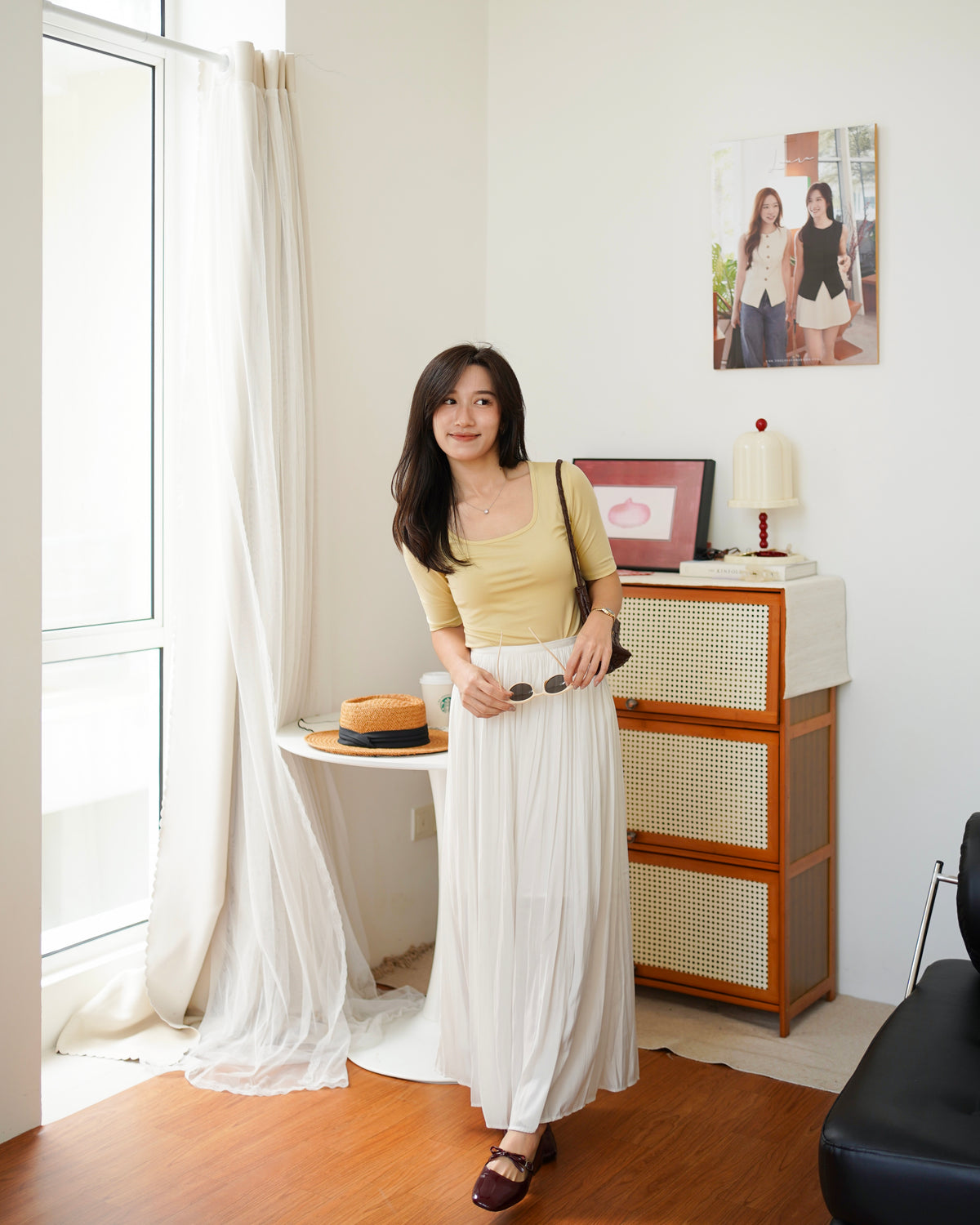 Flowy Pleated Skirt