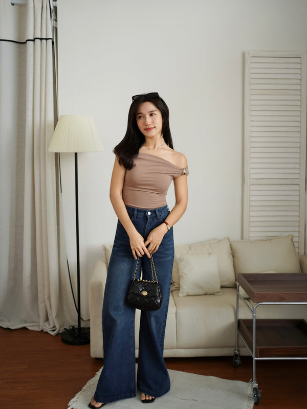 Belle Twisted Padded Top - LovelyMadness Clothing Malaysia