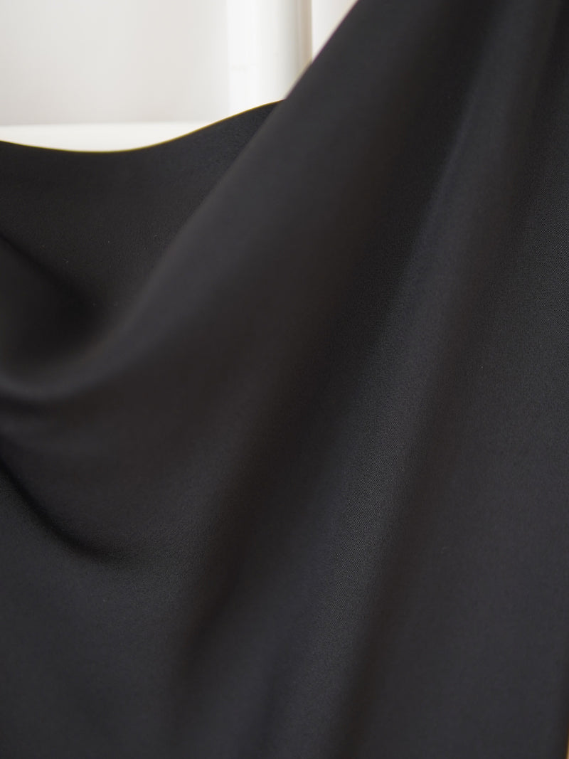HARPER SATIN COWL DRESS