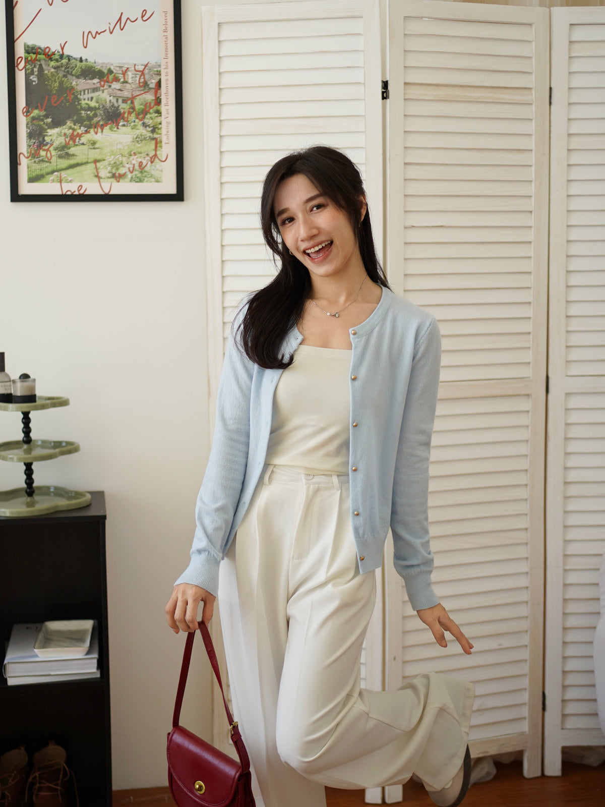 Button Knit Cardigan - LovelyMadness Clothing Malaysia