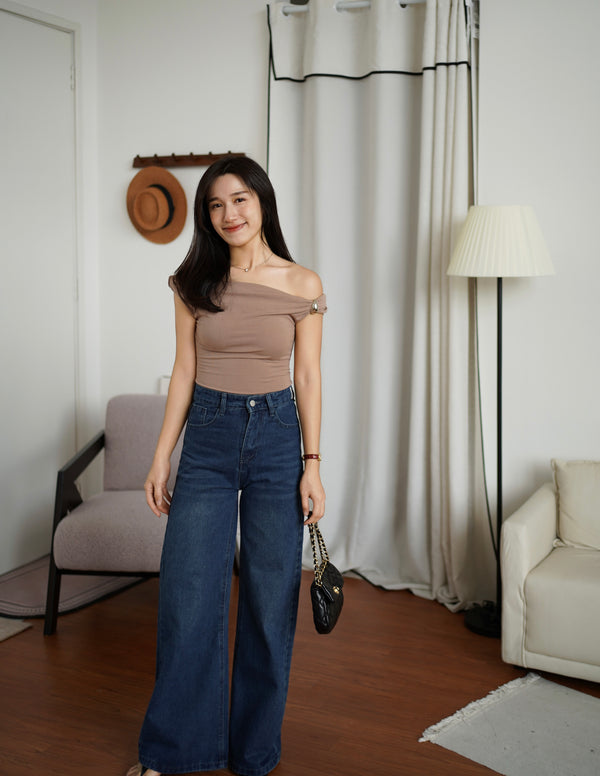 Belle Twisted Padded Top - LovelyMadness Clothing Malaysia