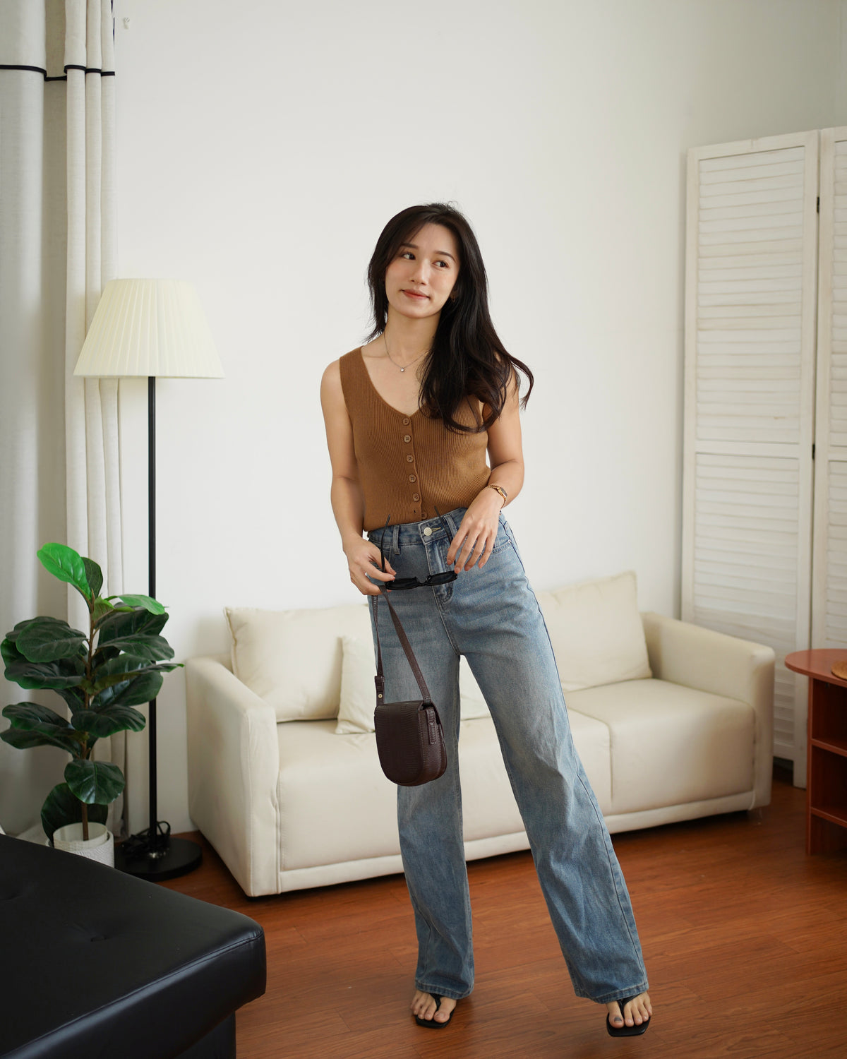 Fiona Knit V Tank