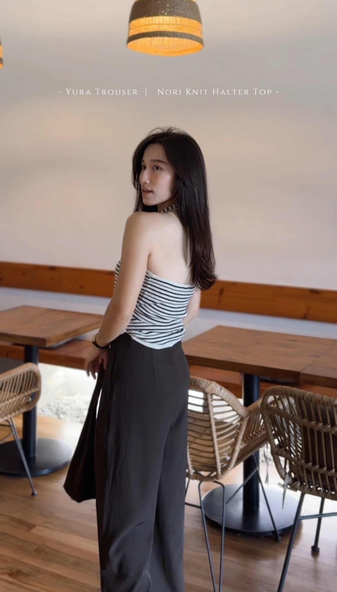 Elodie Knit Halter V Top