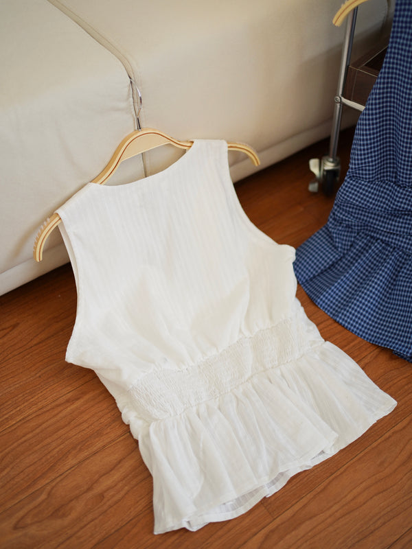 Samantha Ruffle Hem Top