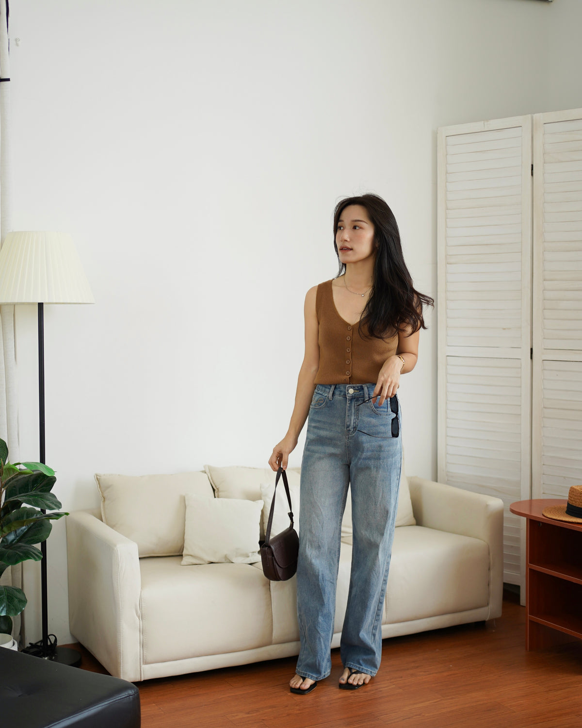 Fiona Knit V Tank